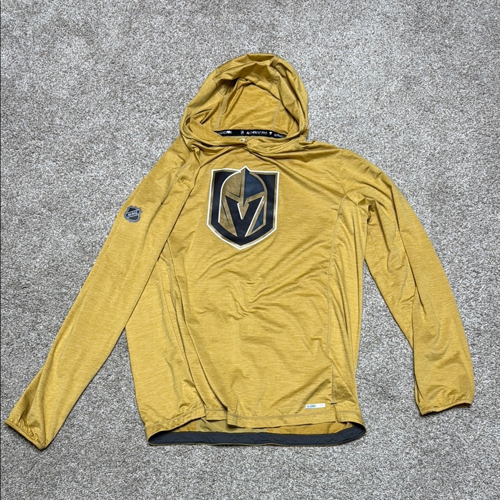 NHL Vegas Golden Knights Gold Lightweight Jacket